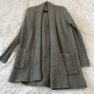 Gray sweater cardigan American Eagle